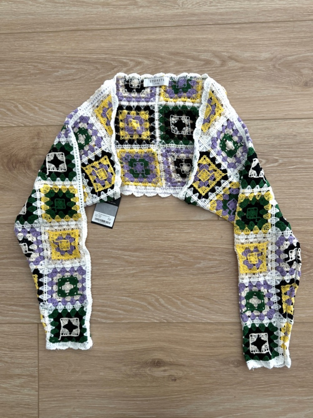 Storets Ava Granny Crochet Knit Cardi